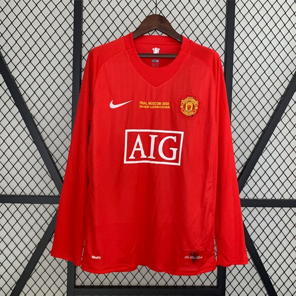 Tailandia Camiseta Manchester United Tercera equipo ML Retro 2007 2008